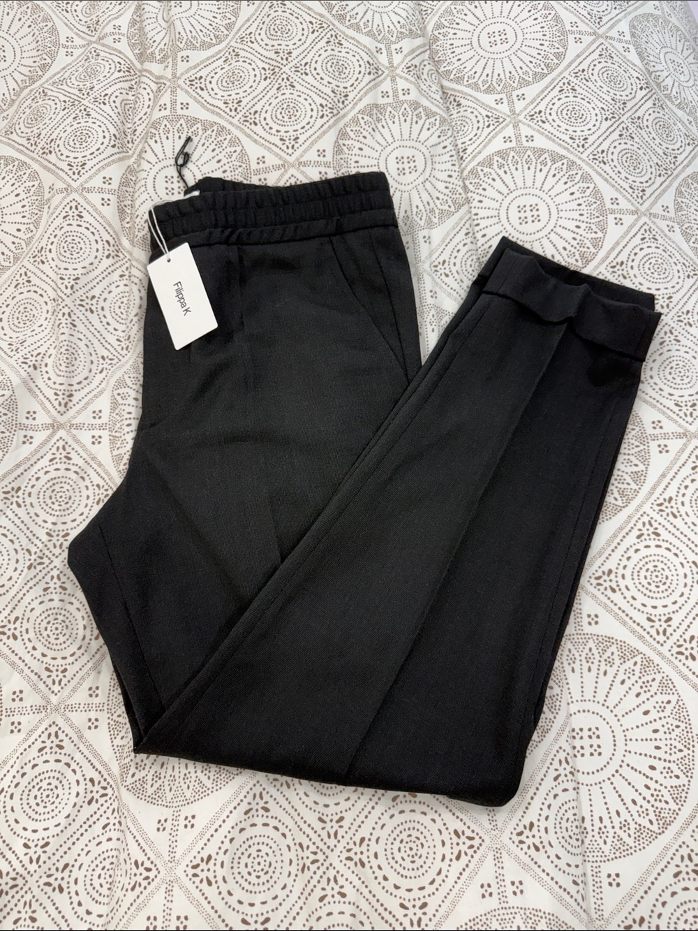 Filippa K Black Women's Pull-On Tapered Pants